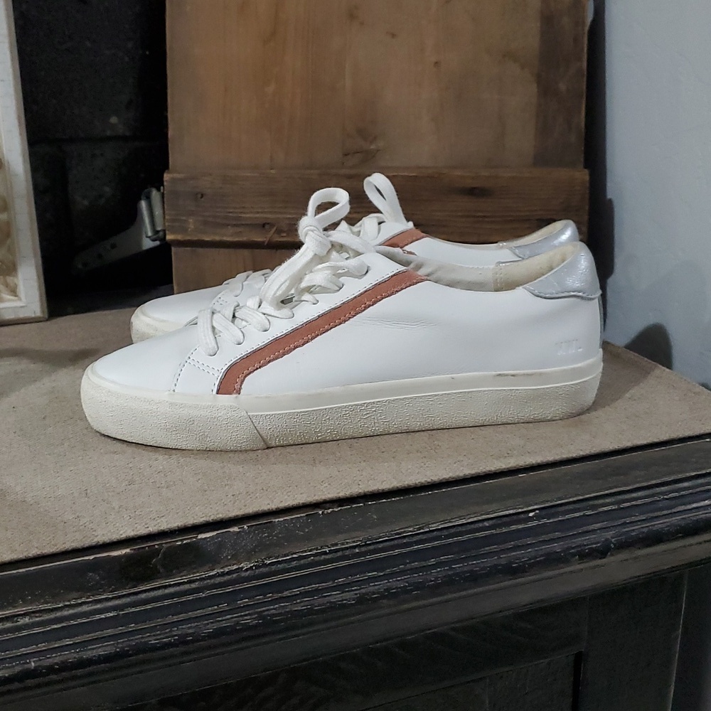 Madewell White Sneakers with Color Streak Detail - Picture 5 of 13